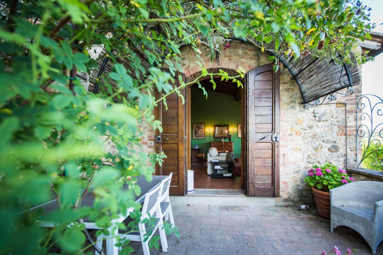 Willa Le Rose Di Montagnana San Gimignano Zewnętrze zdjęcie