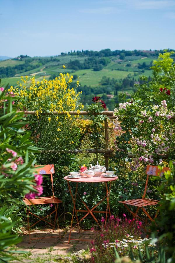Willa Le Rose Di Montagnana San Gimignano Zewnętrze zdjęcie